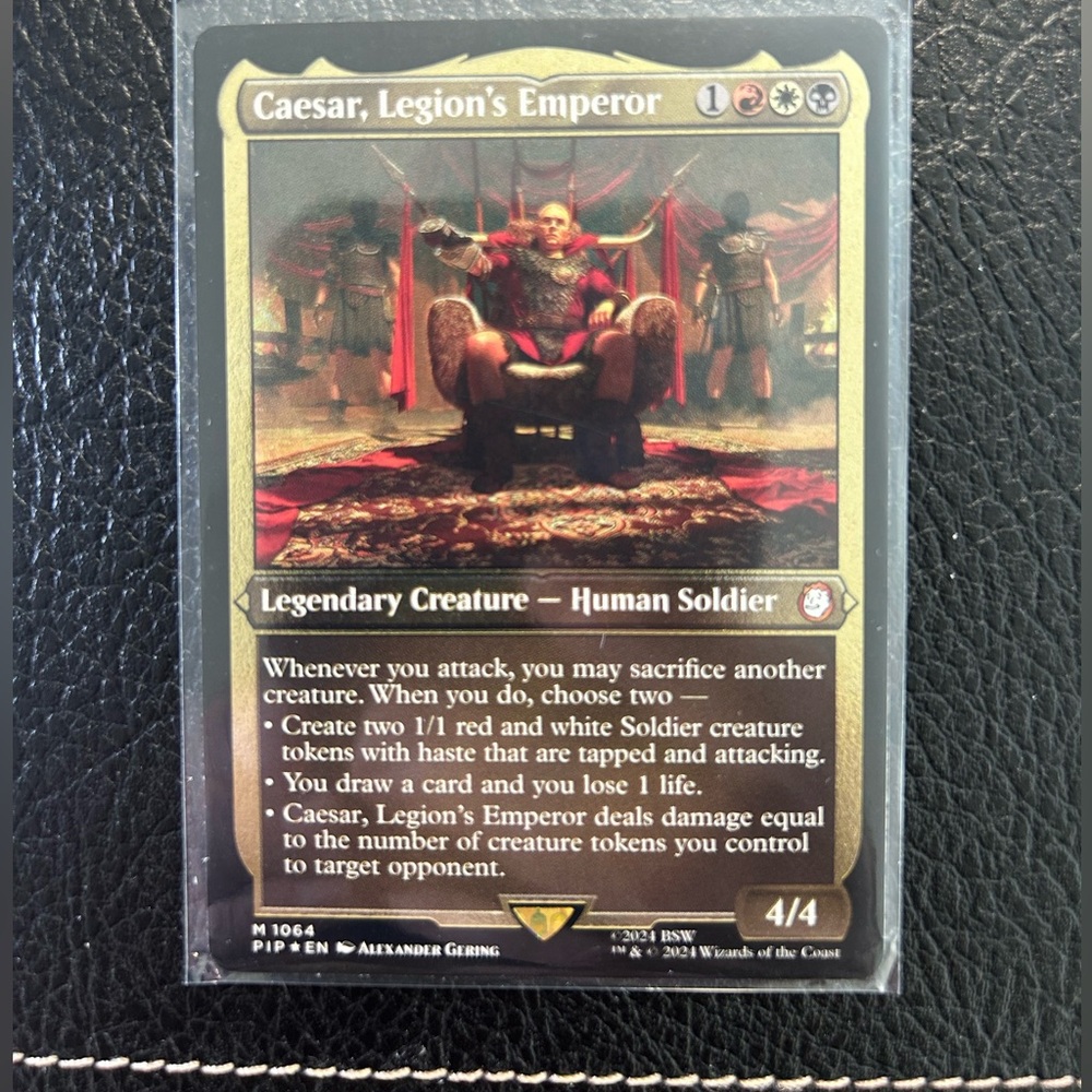 Magic: The Gathering Card - Caesar, Legion's Emperor EUC